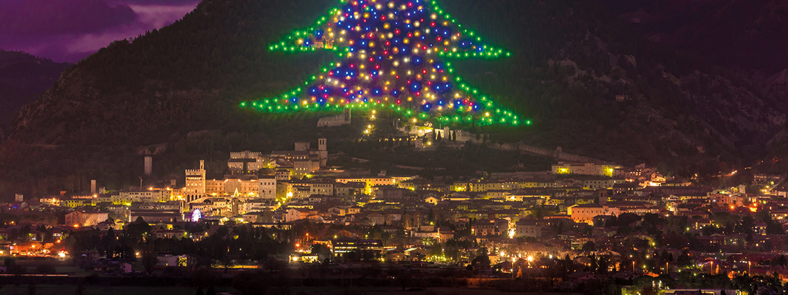 Gubbio - L'albero di Natale più grande al mondo